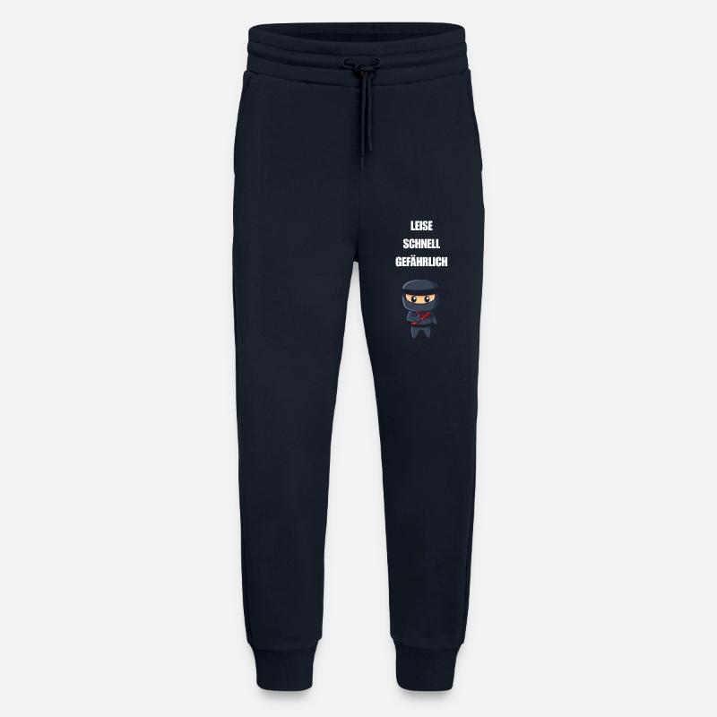 Leise Schnell Gefährlich Ninja - Jogginghose - made by SPREAD - DARK NAVY