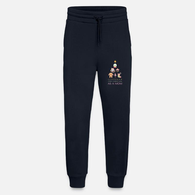First Christmas for Mom - Jogging Pants - made by SPREAD - DARK NAVY