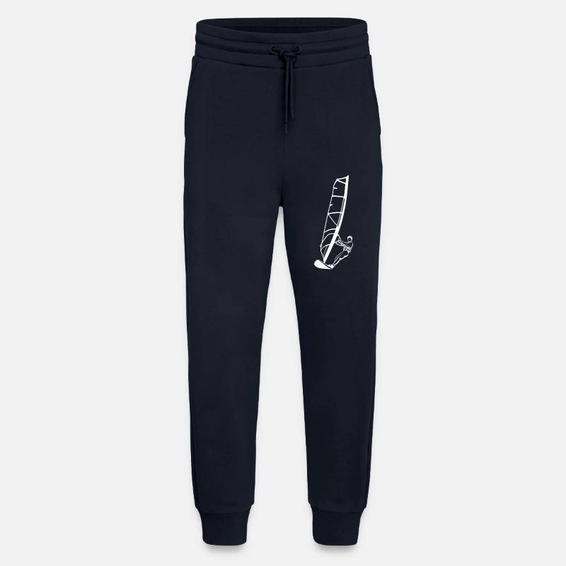 Garçon de planche à voile - Pantalon de jogging bio décontracté fabriqué en UE - DARK NAVY