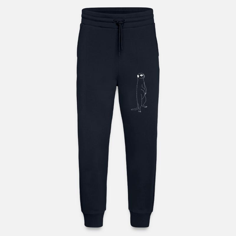 Erdmännchen lineart - Jogginghose - made by SPREAD - DARK NAVY
