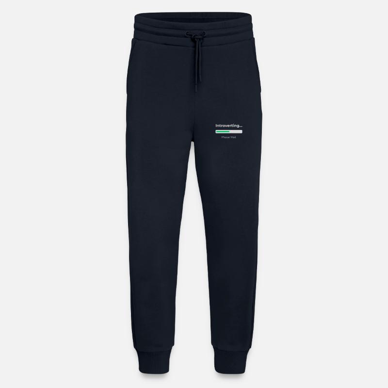 Introvert Loading - Jogging Pants - made by SPREAD  - DARK NAVY