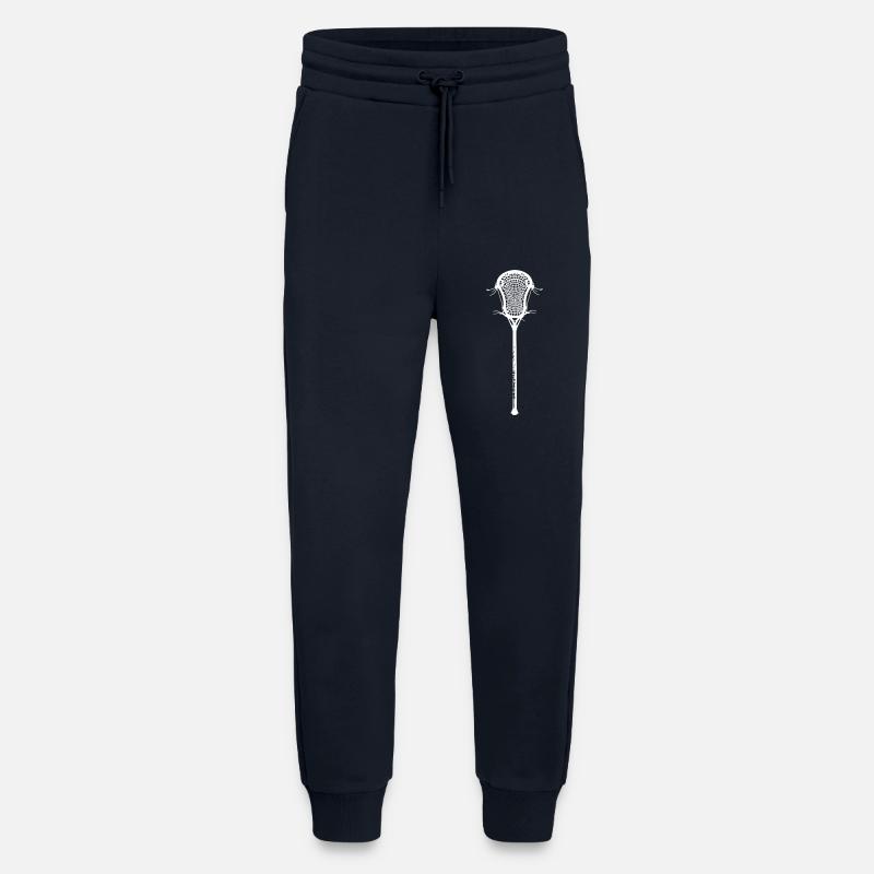 Lacrosseschläger Zeichnung - Jogginghose - made by SPREAD - DARK NAVY
