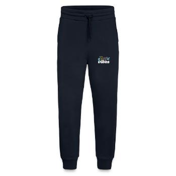 good_vibes - Pantalon de jogging bio décontracté fabriqué en UE - DARK NAVY - Devant