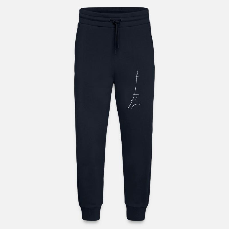 Eiffel Tower Paris - Jogging Pants - made by SPREAD  - DARK NAVY