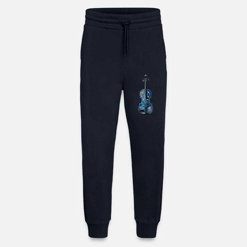 Fisch Violine - Jogginghose - made by SPREAD - DARK NAVY