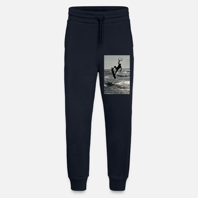 J’adore le kitesurf - Pantalon de jogging bio décontracté fabriqué en UE - DARK NAVY