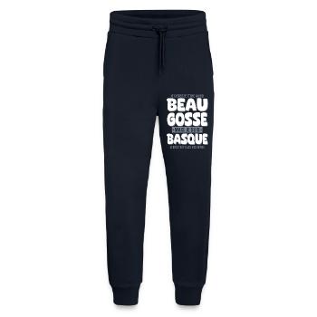 Beau gosse Basque cadeau homme basquais - Pantalon de jogging bio décontracté fabriqué en UE - DARK NAVY - Devant