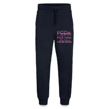 Femme Humour Professeur de Français - Pantalon de jogging bio décontracté fabriqué en UE - DARK NAVY - Devant