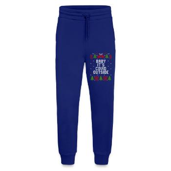 Ugly Christmas Baby It's Covid Outside - Jogging Pants - made by SPREAD  - Iconic Blue - Front