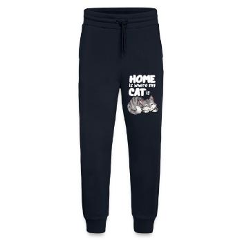 Zuhause ist dort wo meine Katze ist - Jogginghose - made by SPREAD - DARK NAVY - Vorne