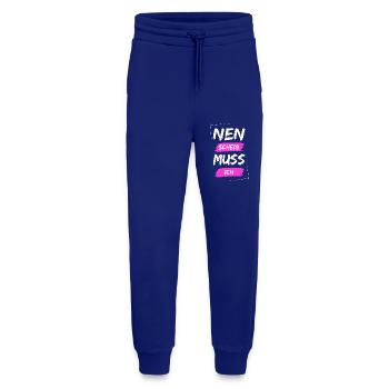 Nen scheiß muss ich - Jogginghose - made by SPREAD - Iconic Blue - Vorne