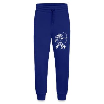Silhouette d’archer avec arc - Pantalon de jogging bio décontracté fabriqué en UE - Iconic Blue - Devant