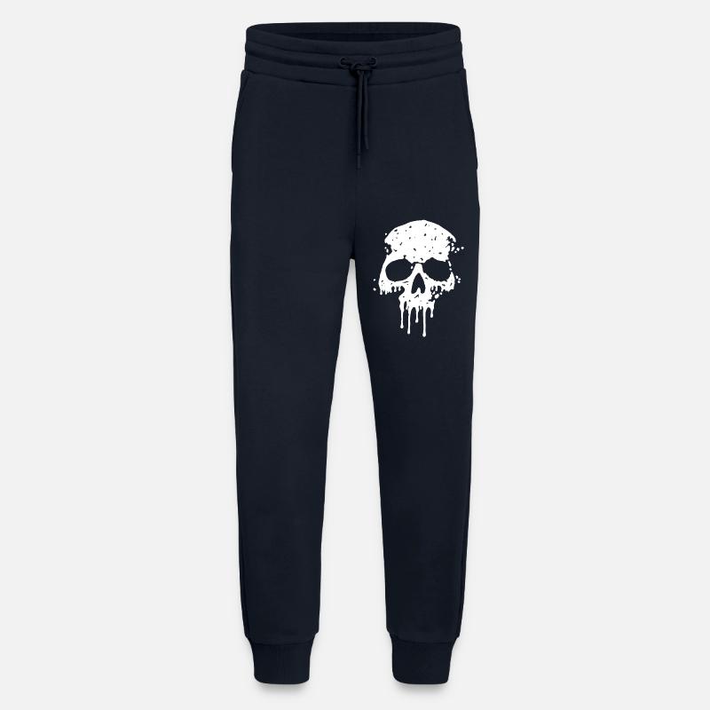 Graffiti Skull - Jogging Pants - made by SPREAD  - DARK NAVY