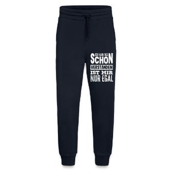 Got it – I don't care, sarcasm - Jogging Pants - made by SPREAD  - DARK NAVY - Front