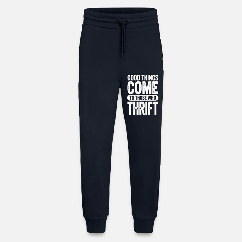 Good Things Come Thrift Tee - Jogging Pants - made by SPREAD  - DARK NAVY
