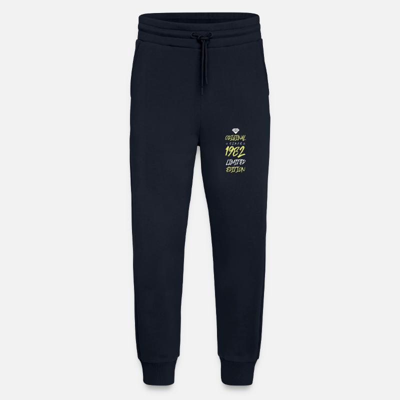 1982 Édition limitée - Pantalon de jogging bio décontracté fabriqué en UE - DARK NAVY