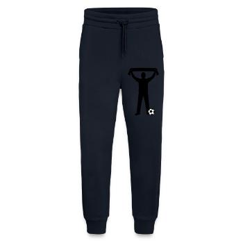 Fussball Fan Silhouette - Jogginghose - made by SPREAD - DARK NAVY - Vorne