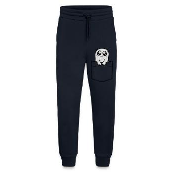 Chest pocket ghost take comic - Jogging Pants - made by SPREAD  - DARK NAVY - Front