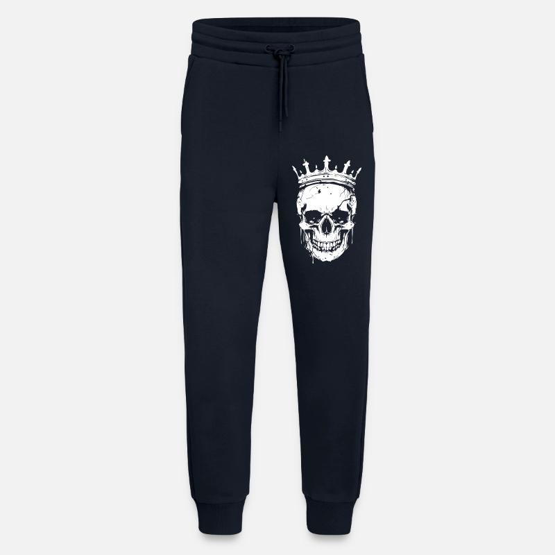 King Skull Crown - Jogging Pants - made by SPREAD  - DARK NAVY