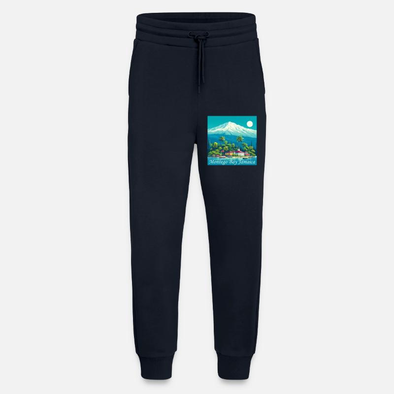 L’expérience de Montego Bay : l’ultime - Pantalon de jogging bio décontracté fabriqué en UE - DARK NAVY