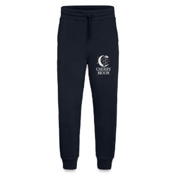 Cherry Moon – Mystik trifft Frucht (Kirsche) - Jogginghose - made by SPREAD - DARK NAVY - Vorne