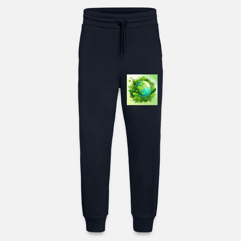 Grüner Planet - Jogginghose - made by SPREAD - DARK NAVY