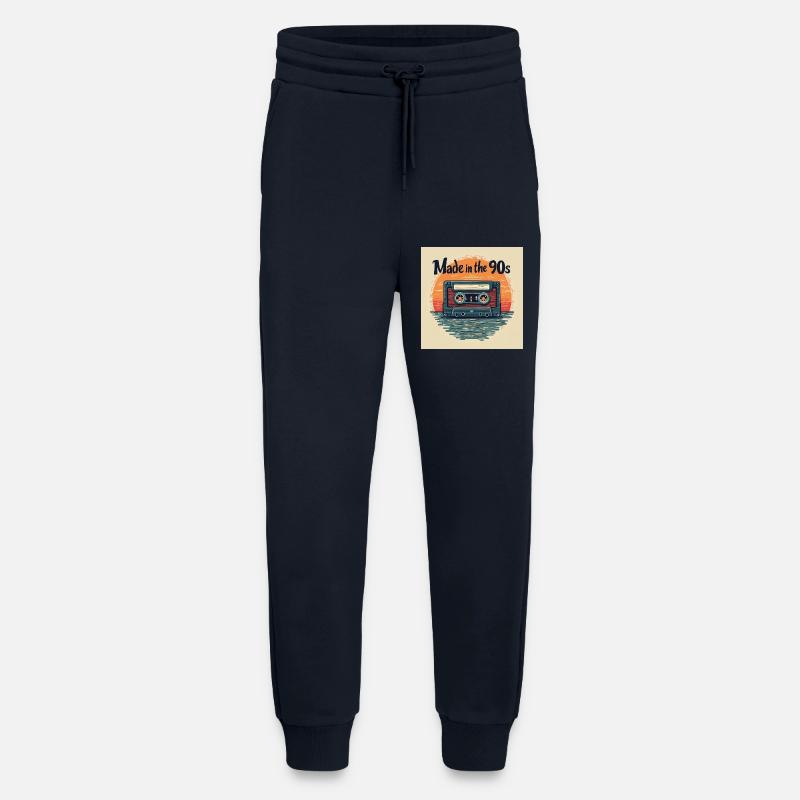 Retro Cassette Audio Design - Jogging Pants - made by SPREAD  - DARK NAVY