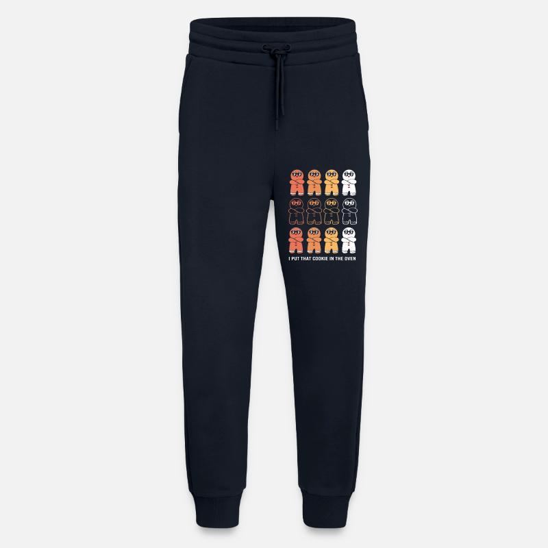 Pregnancy Birth Gingerbread Christmas - Jogging Pants - made by SPREAD - DARK NAVY