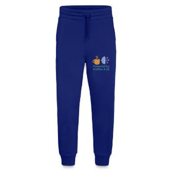 Coffee AI Power Design - Jogging Pants - made by SPREAD  - Iconic Blue - Front