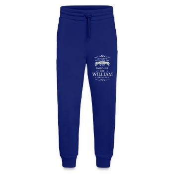 His Majesty the William enters the room - Jogging Pants - made by SPREAD  - Iconic Blue - Front