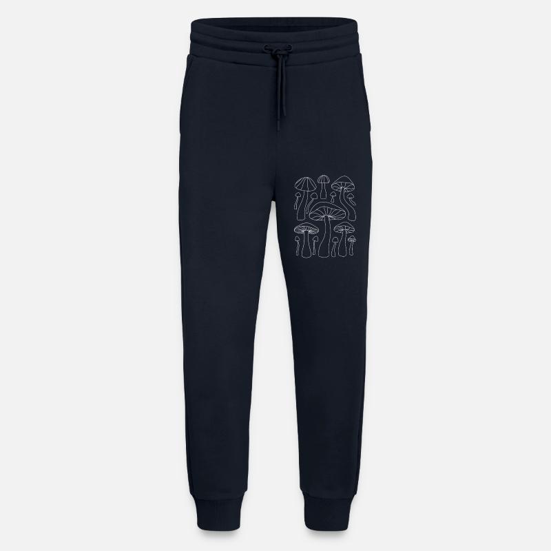 Lineart Pilz Muster - Jogginghose - made by SPREAD - DARK NAVY