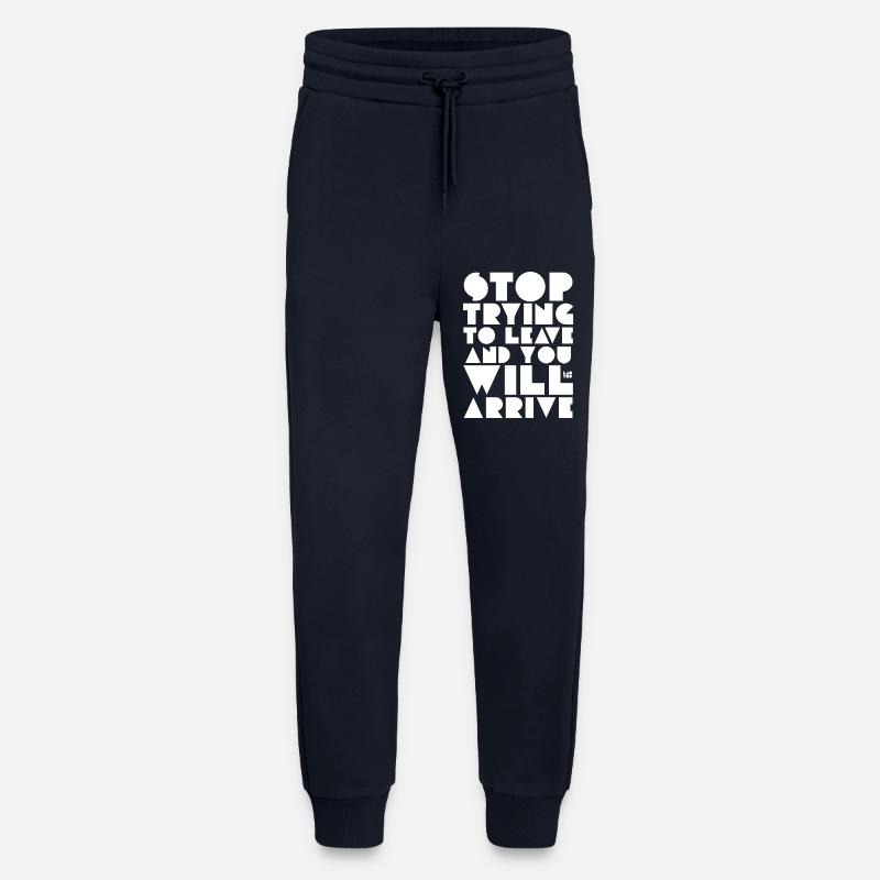 Laotse Zitat - Jogginghose - made by SPREAD - DARK NAVY