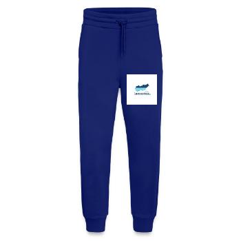 Bodensee Landschaftslogo Seeufer - Jogginghose - made by SPREAD - Iconic Blue - Vorne