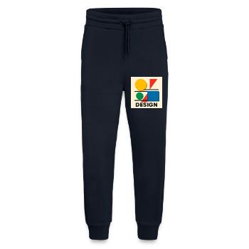 Geometrie Bauhaus Farbige Komposition - Jogginghose - made by SPREAD - DARK NAVY - Vorne
