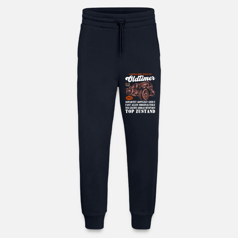 Oldtimer 1976 Retro Auto Illustration 50. - Jogginghose - made by SPREAD - DARK NAVY