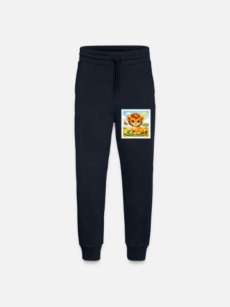 Sunny le Petit Lion - Pantalon de jogging bio décontracté fabriqué en UE - DARK NAVY