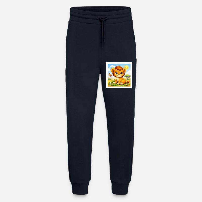 Sunny le Petit Lion - Pantalon de jogging bio décontracté fabriqué en UE - DARK NAVY
