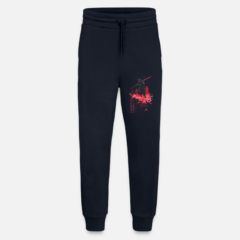 Oni - samurai mit Sakura Kirschblüten - Jogginghose - made by SPREAD - DARK NAVY