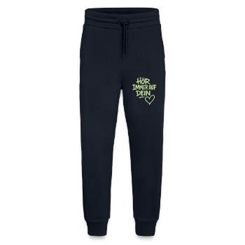 Hör immer auf dein Herz - Jogginghose - made by SPREAD - DARK NAVY - Vorne