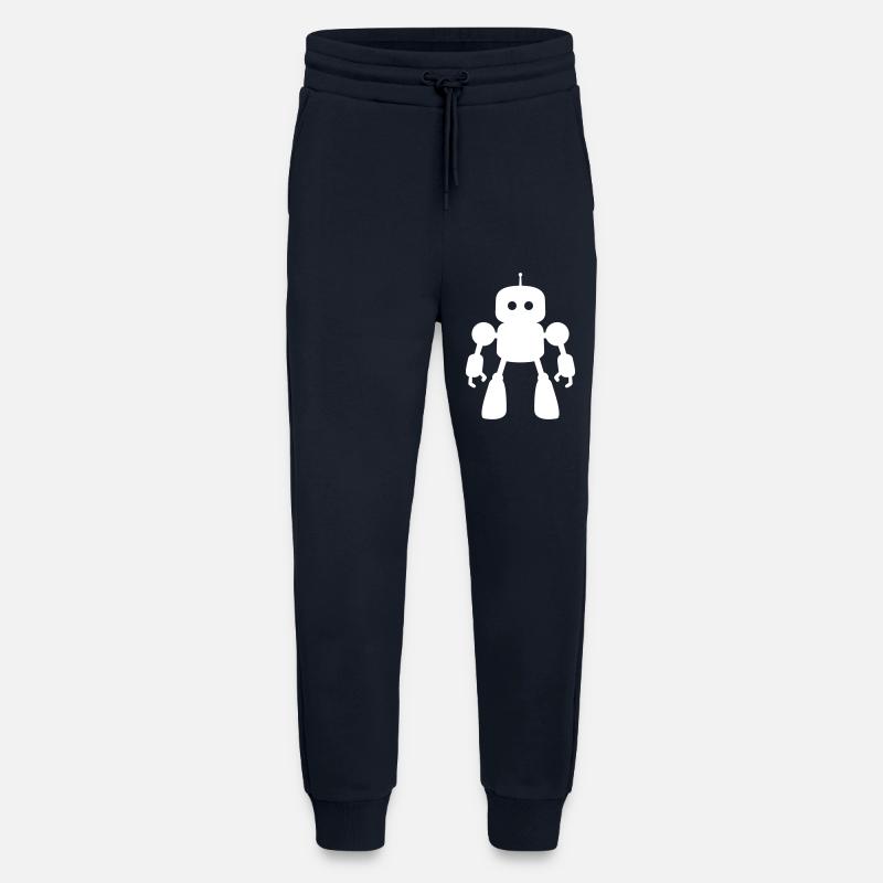 Robots – Intelligence artificielle Conception de science-fiction - Pantalon de jogging bio décontracté fabriqué en UE - DARK NAVY