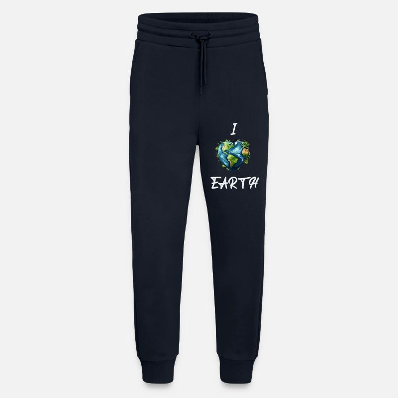I Love Earth Light - Jogging Pants - made by SPREAD  - DARK NAVY