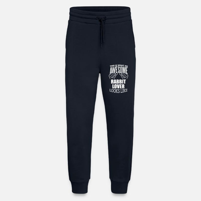 Rabbit - Jogging Pants - made by SPREAD  - DARK NAVY