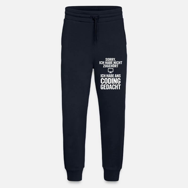 Sorry Coding Head - Jogging Pants - made by SPREAD  - DARK NAVY