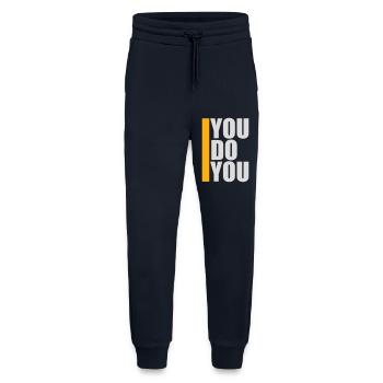 You Do You Lustig Selbstbewusstsein Freiheit Logo - Jogginghose - made by SPREAD - DARK NAVY - Vorne