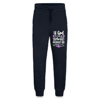 Christlicher Bibelvers Religiös - Jogginghose - made by SPREAD - DARK NAVY - Vorne