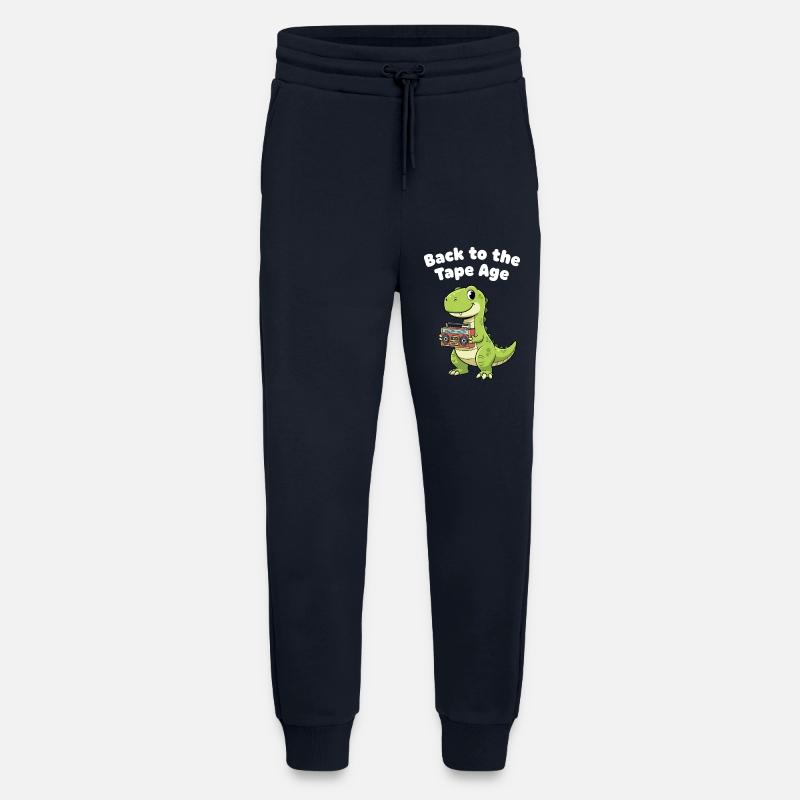 Dino Retro Tape Ära - Jogginghose - made by SPREAD - DARK NAVY