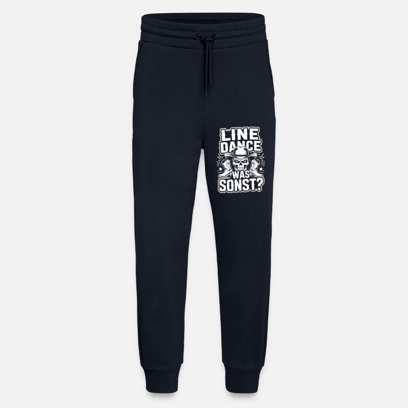 Line Dance Skull Cowboy - Jogging Pants - made by SPREAD  - DARK NAVY