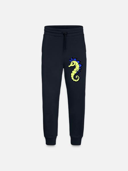 seepferd seepferdchen comic - Jogginghose - made by SPREAD - DARK NAVY