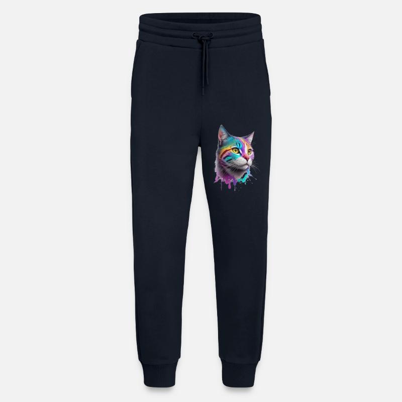 Katze - Jogginghose - made by SPREAD - DARK NAVY