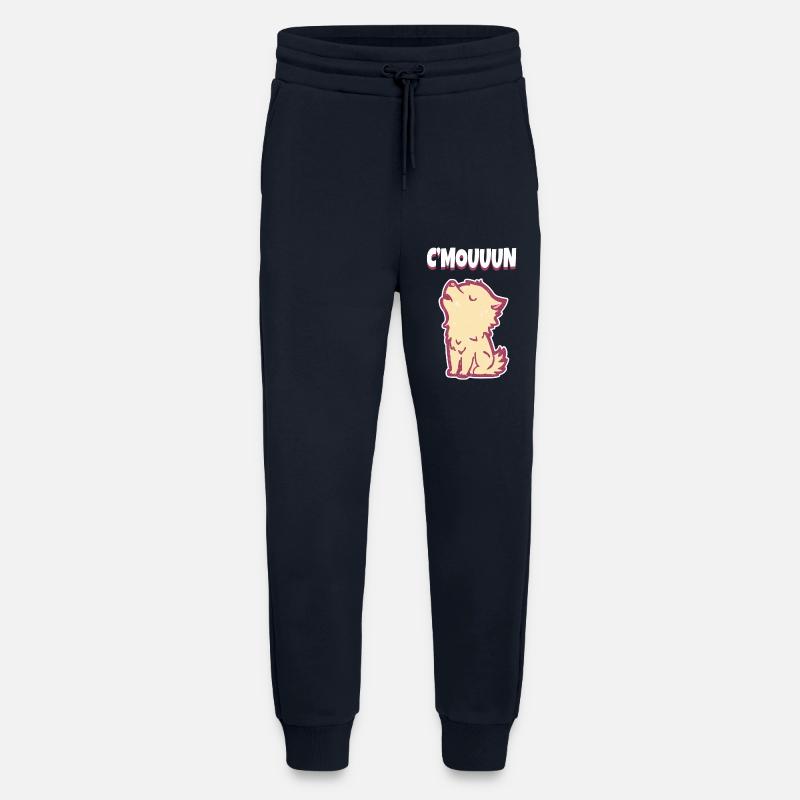 C'MON heulender Wolf Motivation - Jogginghose - made by SPREAD - DARK NAVY
